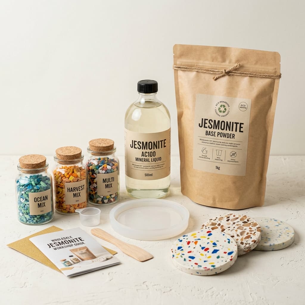 Jesmonite Terrazzo Coasters